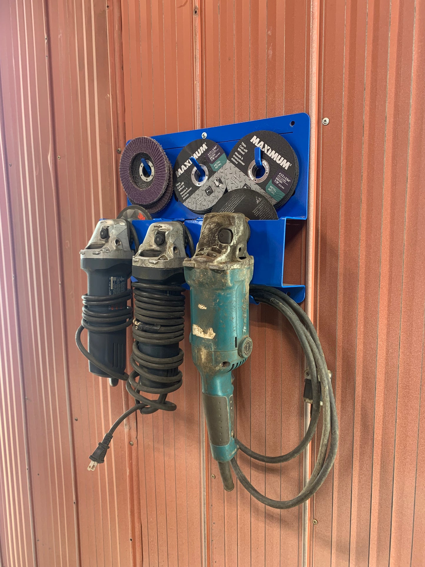 3 4 1/2" Angle Grinder rack