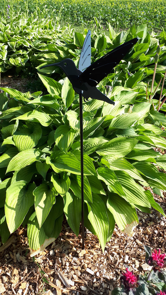 Hummingbird Garden Stake