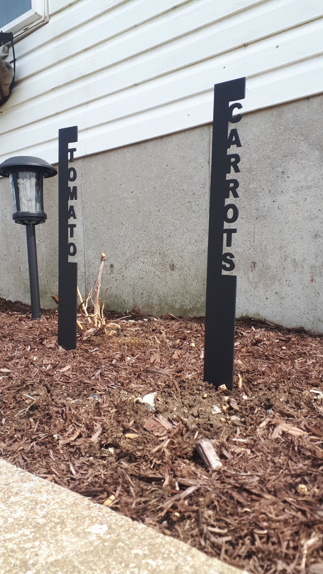Row Marker Sign Metal Garden Row Markers – Wallace Metal Company