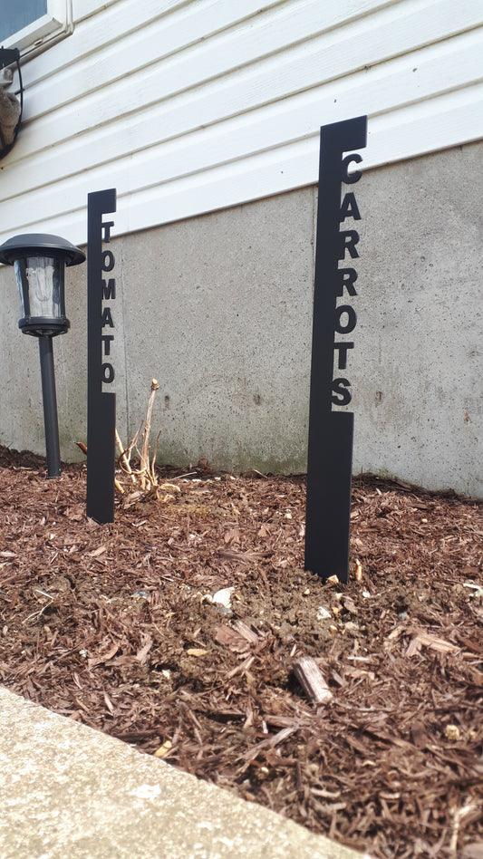 Metal Garden Row Markers