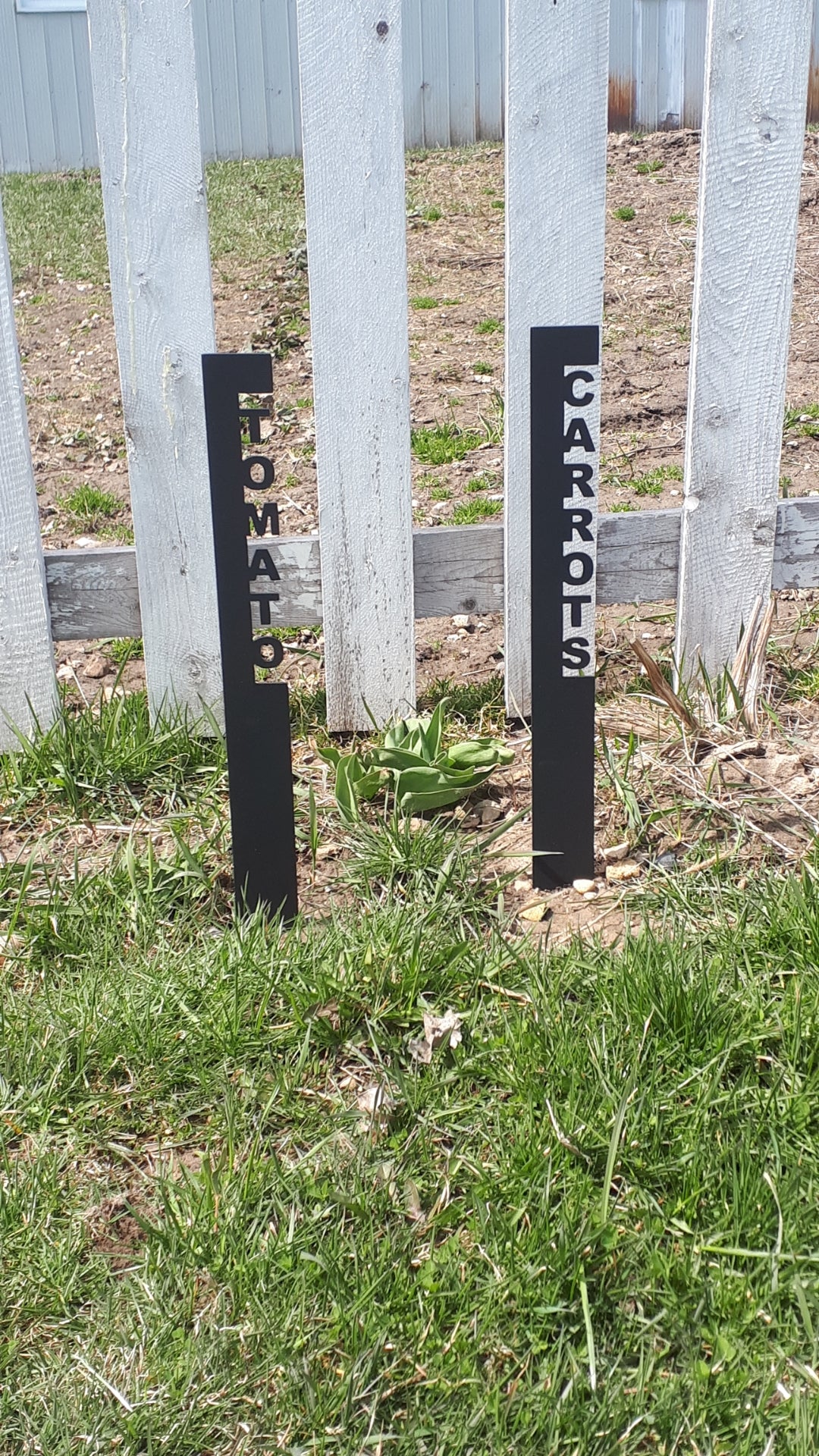 Row Marker Sign Metal Garden Row Markers – Wallace Metal Company