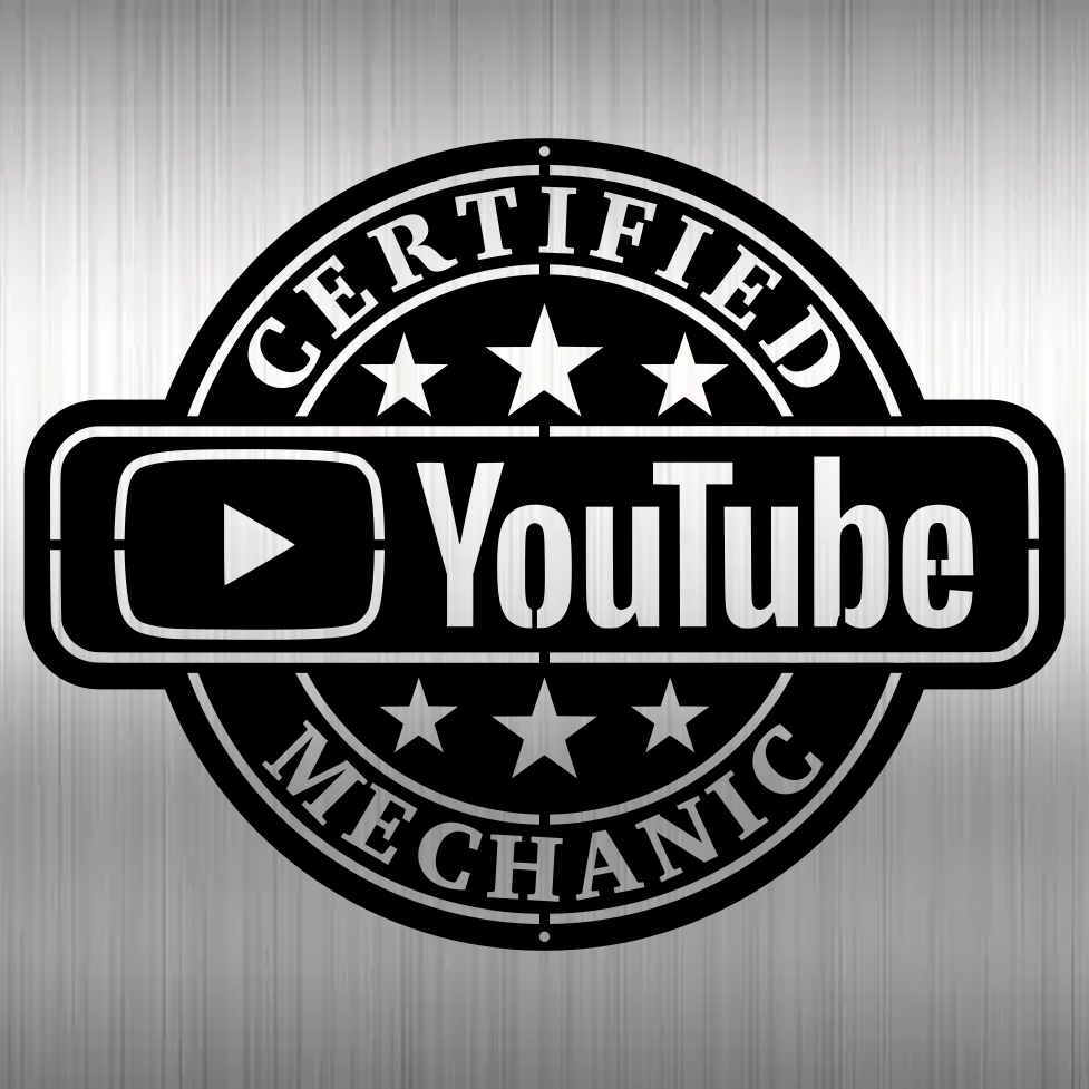 Personalized YouTube certified sign
